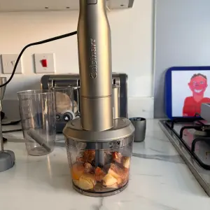 The food processor on the Cuisinart Power Blend Immersion Blender