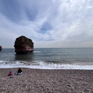 Ladram Bay Holiday Park, Devon review image of beach