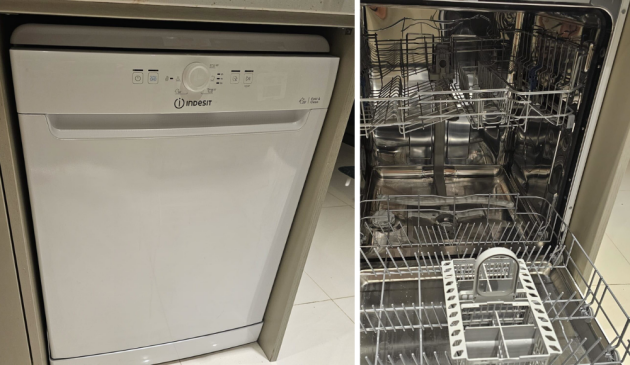 Indesit D2FHK26UK Standard Dishwasher real life pictures