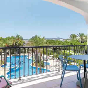 Inturotel Sa Marina balcony view of pool