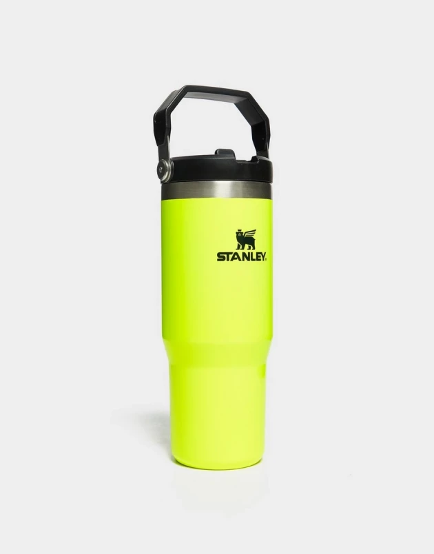 A product image of a yellow Stanley Flip Straw Tumbler
