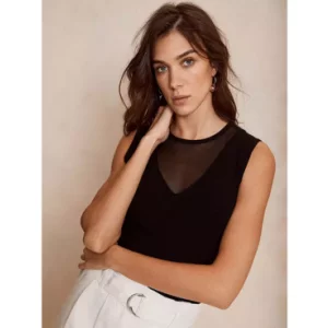 Mint Velvet Sheer Vest, £59