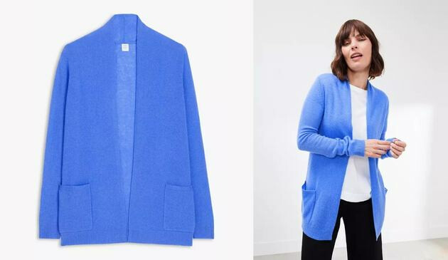 John Lewis Ultra Light Edge to Edge Cashmere Cardigan