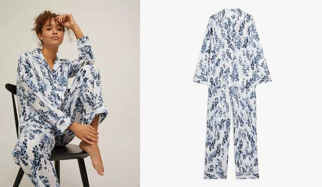 John Lewis Wisteria Cotton Pyjama Set