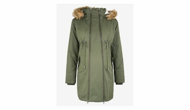 JoJo Maman Bébé 2-in1- Faux Fur Trim Padded Parka