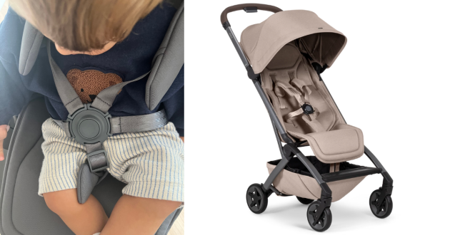 little boy with Joolz Aer 2 harness