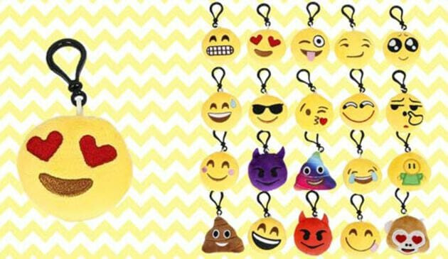 Emoji keychains