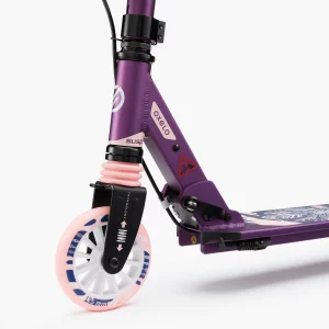 Kids' folding scooter with handlebar brake and suspension, £55