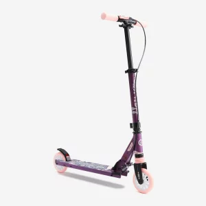 Kids' folding scooter with handlebar brake and suspension, £55