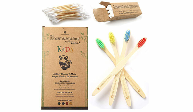 Bamboo kids toothbrushes