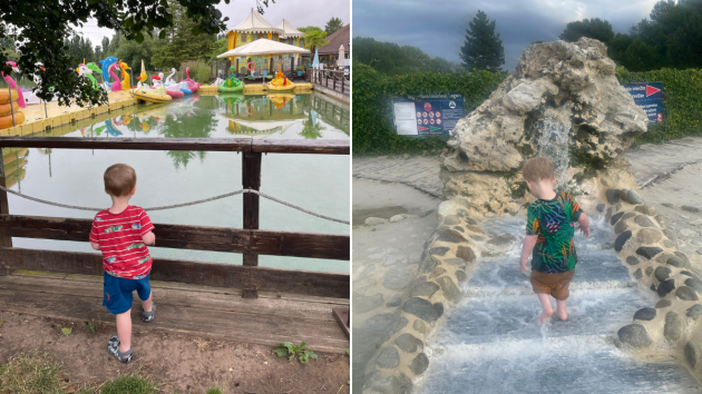 Toddlers at Eurocamp La Croix du Vieux Pont