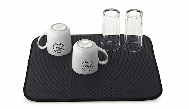 Diamond dish drying rack