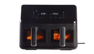 Lakeland Dual Basket Air Fryer with Easy View Windows 8L