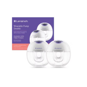 Lansinoh Discreet Duo Wearable Double Breast Pump