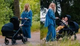 Lauren Coleman using the CYBEX e-Gazelle S pushchair with her two children