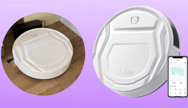 Lefant M210 Robot Vacuum in use and product imagery