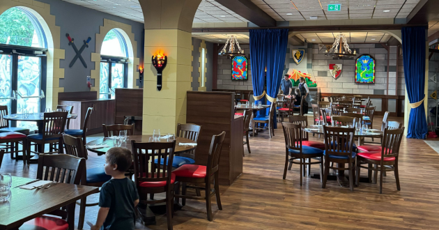The Tournament Tavern restaurant at LEGOLAND Resort Castle Hotel