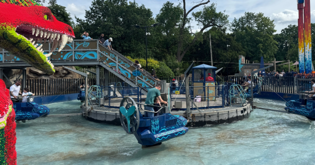 A ride at LEGOLAND Windsor Resort