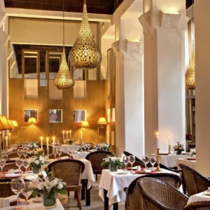 Restaurant at Les Jardins De La Médina in Marrakech