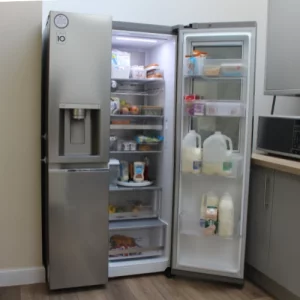 LG GSXV91BSAE Wifi Connected Non-Plumbed American Fridge Freezer with InstaView™ ThinQ™, UVnano™ Tech, NatureFRESH™