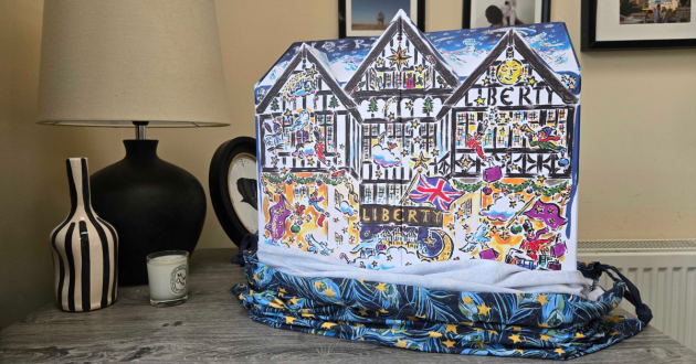 The 2026 Liberty Beauty Advent Calendar opened in its protective bag