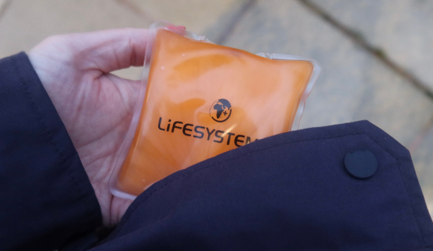 Lifesystems Reusable Hand Warmers in use