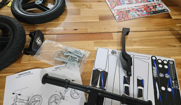 liferyder Vogue balance bike whats in the box