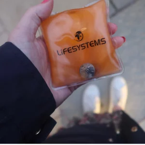 Lifesystems Reusable Hand Warmers in use outdoors