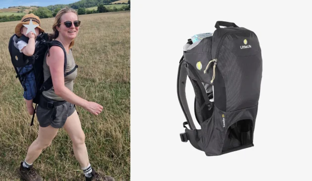 Mum using LittleLife Traveller S5