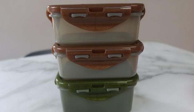LocknLock Eco Food Storage Containers stacked up