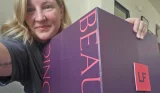Rebecca Roberts holds the LOOKFANTASTIC beauty Advent calendar 2026