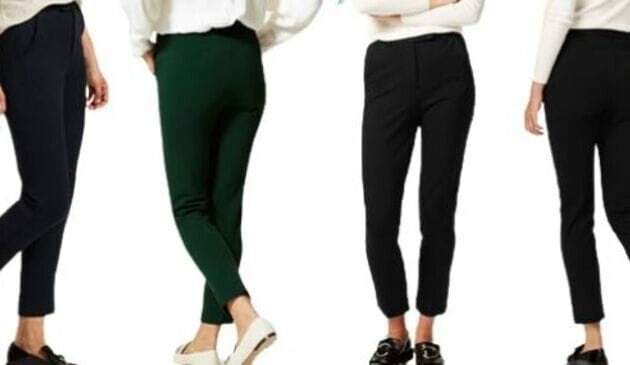 M&S Mia Slim Jersey Ankle Grazer Trousers