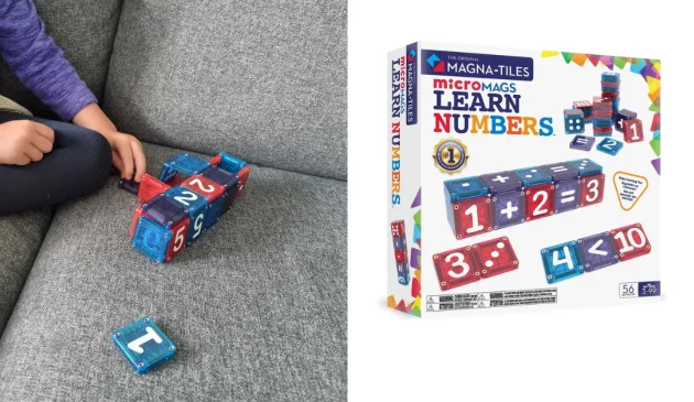MAGNA-TILES microMAGS LEARN Numbers