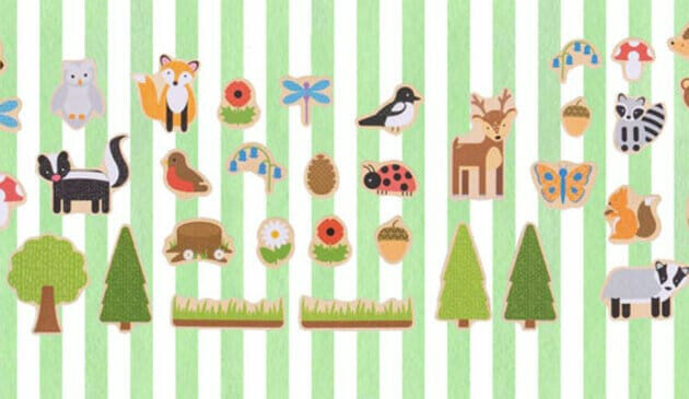 Bigjigs woodland magnets