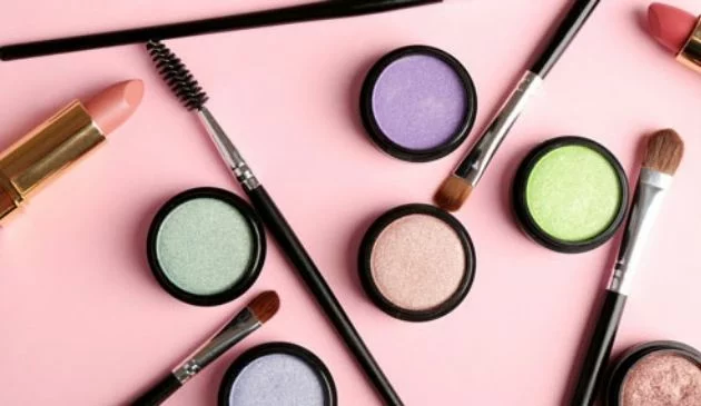 a selection of makeup products