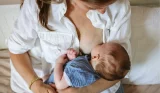 MAM mum breastfeeding baby