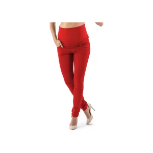 MAMAJEANS Milano Maternity Jeans stock image red