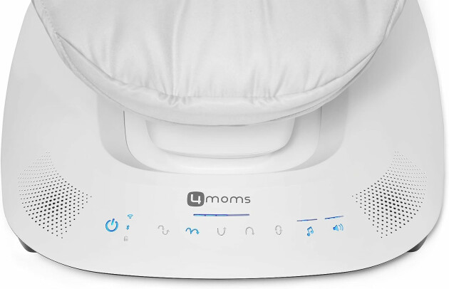 Close up of the 4Moms MamaRoo 5.0 movement buttons