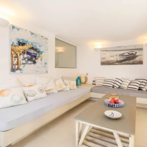 A lounge at Marilia Villas, Lassi in Kefalonia