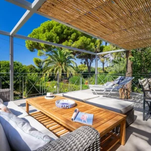 The terrace at Marilia Villas, Lassi in Kefalonia