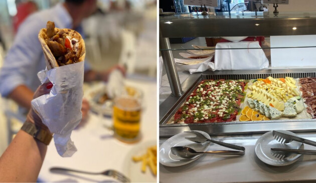 Mark Warner Kamari Beach gyros