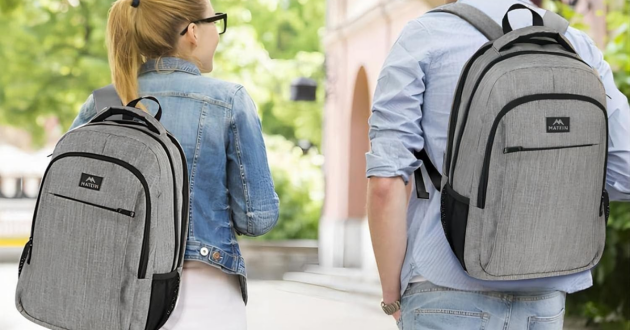 A product image of the MATEIN Travel Laptop Backpack