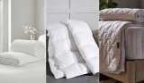A photo grid of three duvets from different companies