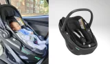 Baby sleeping in the Maxi-Cosi Coral 360 car seat