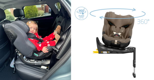 child sitting in Maxi-Cosi Emerald 360 Pro seat