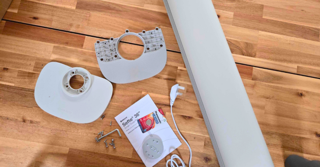 Everything you get with the Meaco Sefte Smart 36" Tower Fan