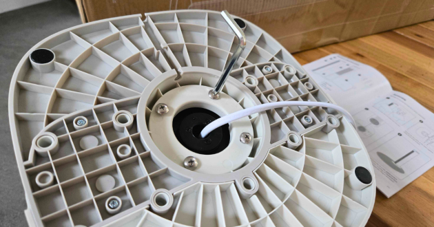 Underneath the Meaco Sefte Smart 36" Tower Fan