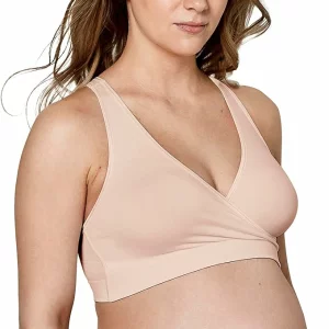 Medela Keep Cool Sleep Seamless Maternity and Nursing Bra in pink