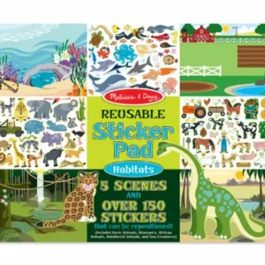 Melissa & Doug Reusable Sticker Pad Habitats