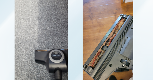 Miele Guard M1 on carpets and the floor head tangled with hair